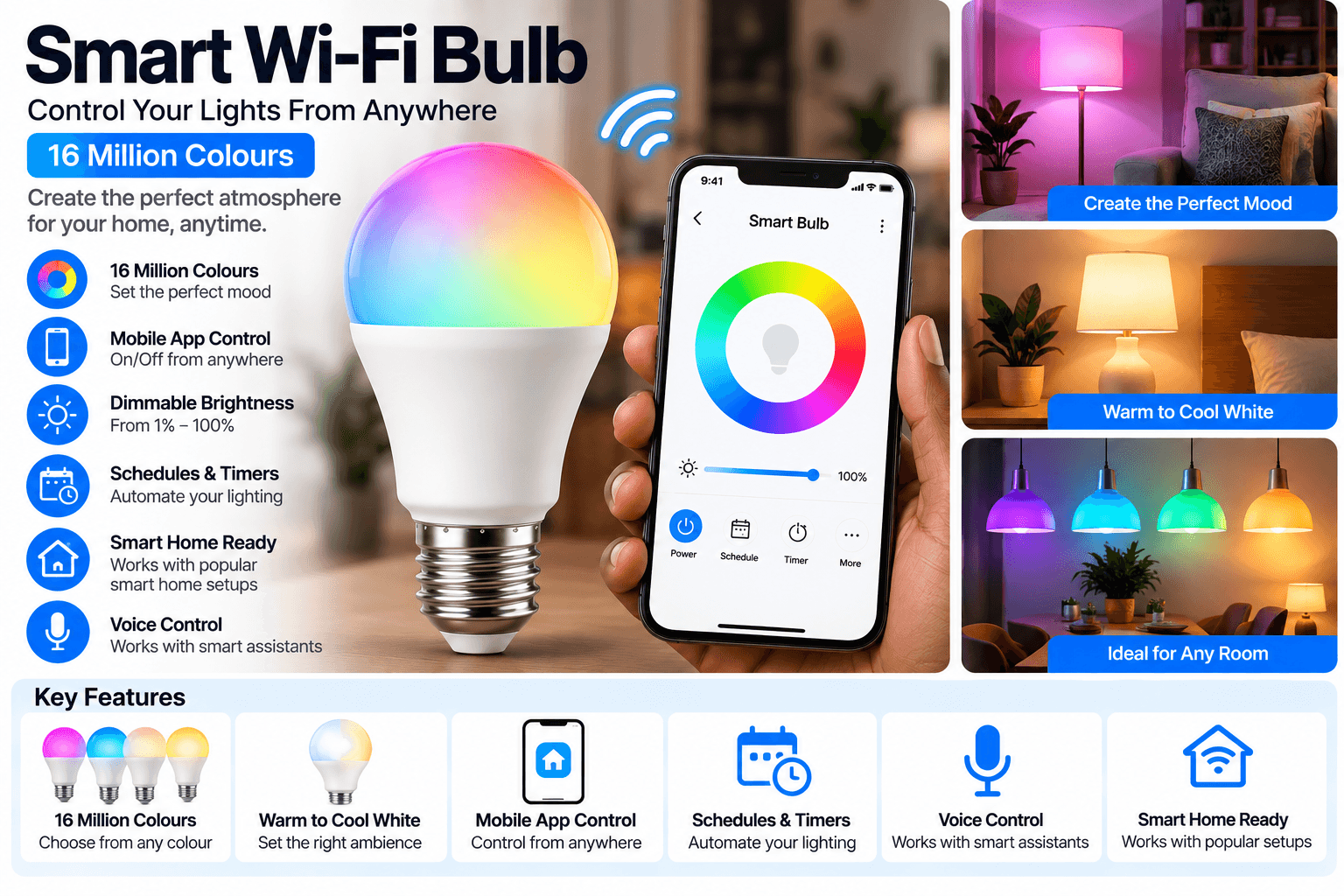GOZA Smart Wi-Fi Bulb